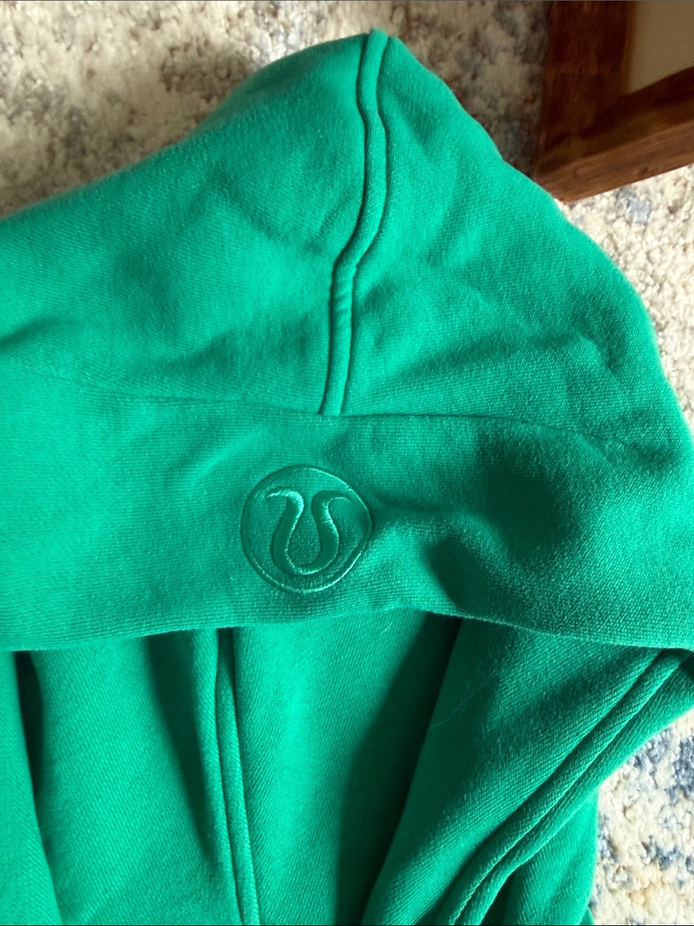 lululemon athletica Green Half-Zip Hooded Sweatshirt - Picture 4 of 4